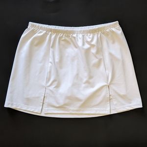 White Tennis Skort